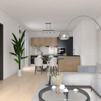 open space trilocale vista